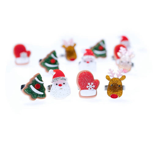 Acrylic Christmas Rings