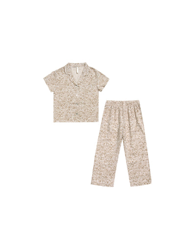 Light Floral Pajama Set