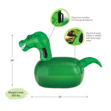 Inflatable Ride-On Hop 'n Go Dinosaurs, Set of 2