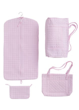 Quilted Luggage-Pink