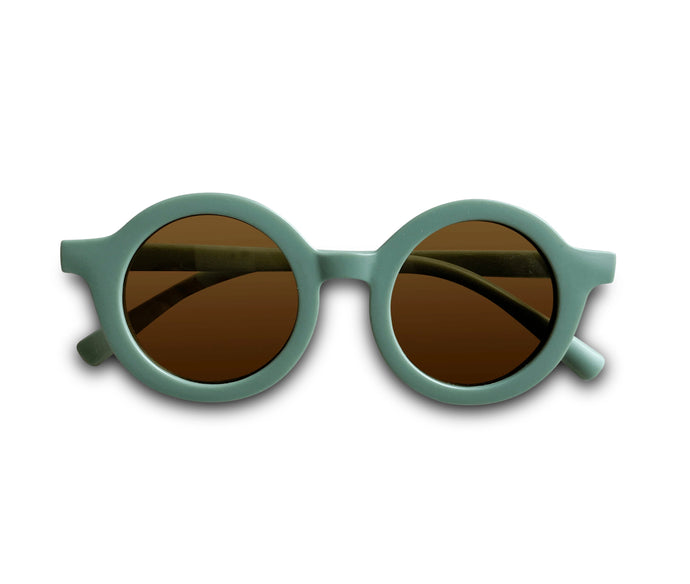 Sustainable Kids Sunglasses UV400 Sage