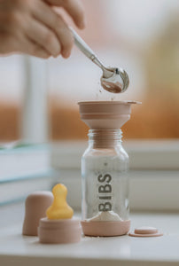 Baby Glass Bottle Complete Set 225ml Blush