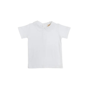 Boys Peter Pan Collar Shirt Short Sleeve Pima