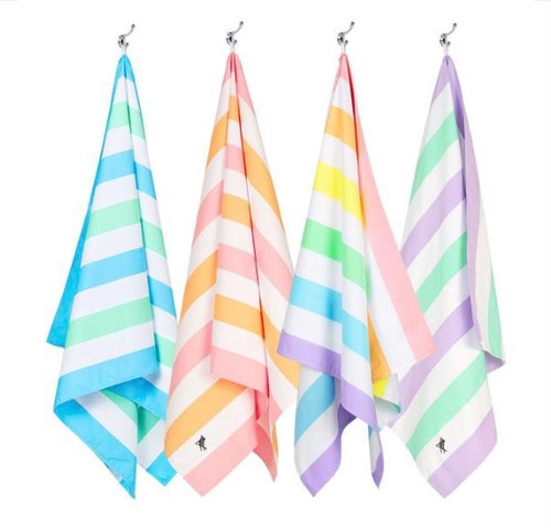 XL Dock and Bay Towel- Multi Stripes Collection(choose color from drop down menu)