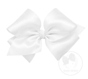 WeeOnes French Satin Bow, Small
