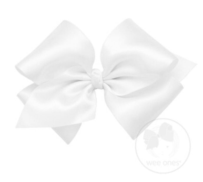 WeeOnes French Satin Bow, Small(6791)