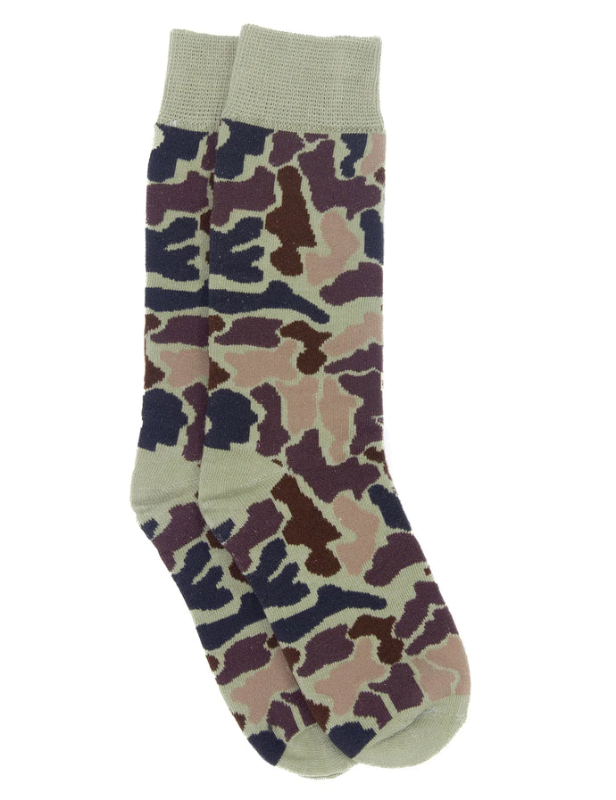 Lucky Duck Sock, Vintage Camo