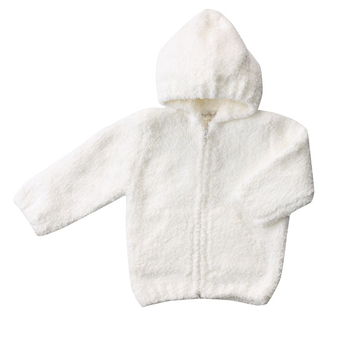 Chenille Hoodie White