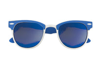 Addison Retro Faux Metal Rubber Sunglasses
