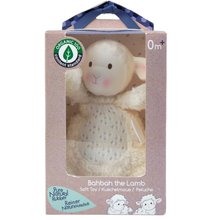 Bahbah the Lamb Soft Toy Natural Rubber Teether