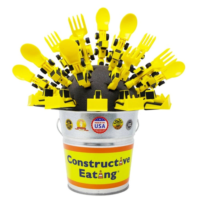 CONSTRUCTION BUCKET - INDIVIDUAL UTENSILS