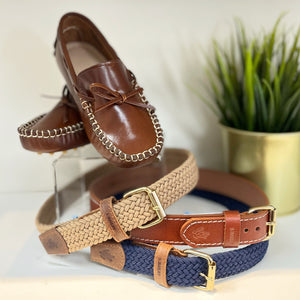 Khaki Braided Belt