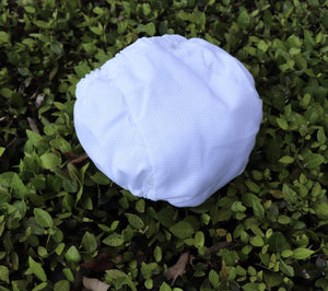 Small Diaper Cover, White Pique