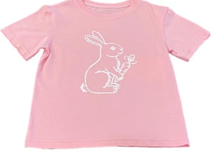 Light Pink Short Sleeve Bunny T-Shirt
