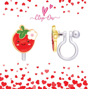 Clip-On Your Berry Cute Earrings