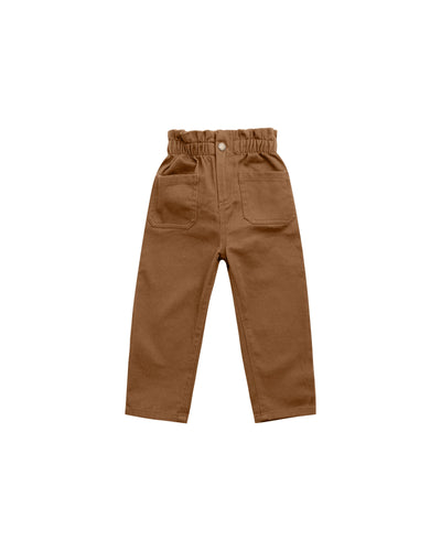 Rust Paperbag Pant