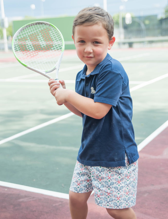 18m Conrad Shorts, Tennis Racket