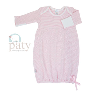 Paty Lap Shoulder Gown Pink