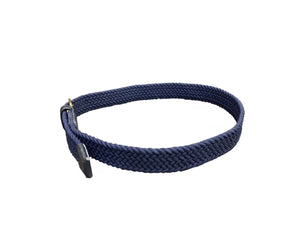 Navy Braided Belt
