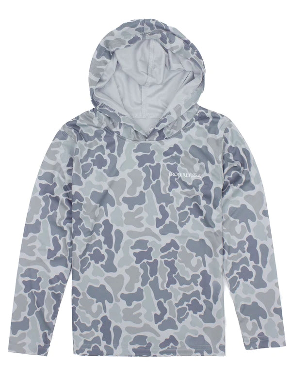 Boys Sportsman Hoodie Polar Camo