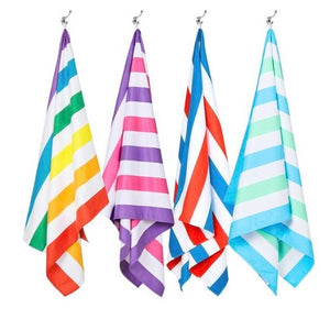 XL Dock and Bay Towel- Multi Stripes Collection(choose color from drop down menu)