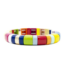 Stretchy Love Tile Bracelet & Rainbow Tile Bracelet