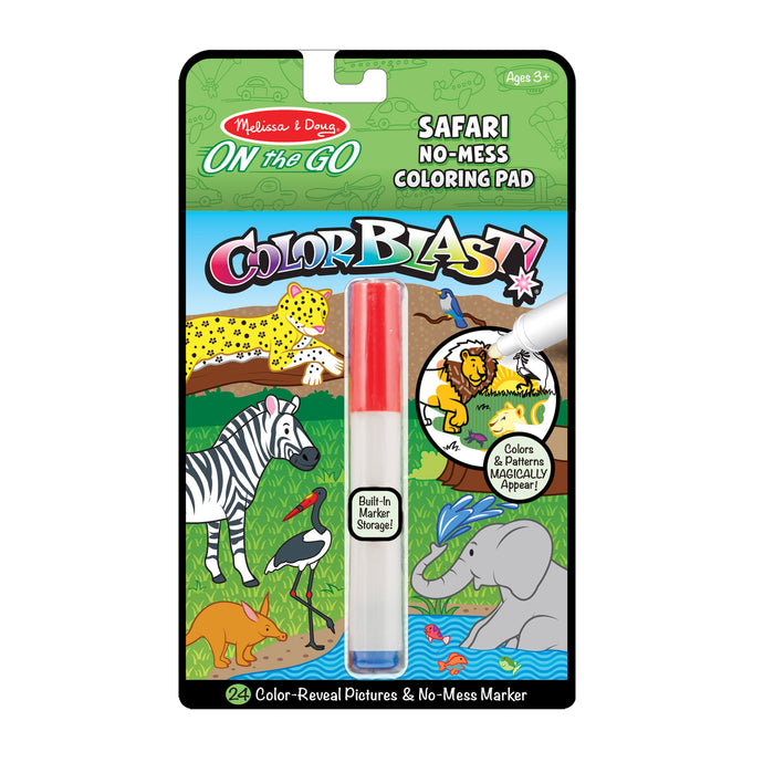 On the Go ColorBlast No-Mess Coloring Pad - Safari