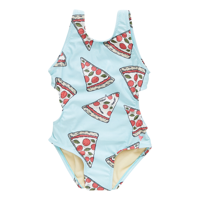 Girls Keller Swim Sky Pizza