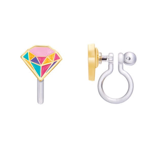 Clip-On Princess Jewel Earrings