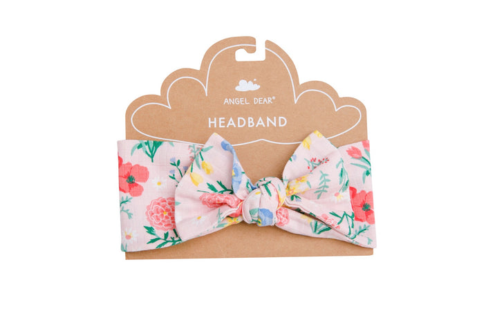 Summer Floral Headband Pink