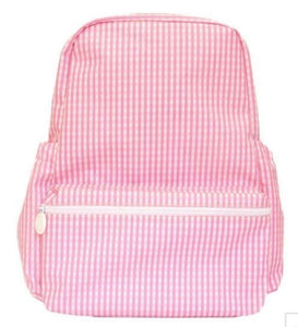 Backpacker Backpack- Gingham Pink