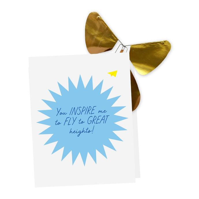 Happy Fathers Day Card w/ Magic Butterfly