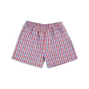 Shelton Shorts Provincetown Plaid With Richmond Red Stork