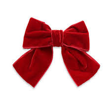 Big Velvet Sailor Bow, Red