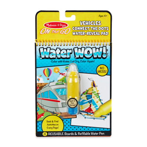 Water Wow! Connect the Dots Vehicles - On the Go Travel Activity