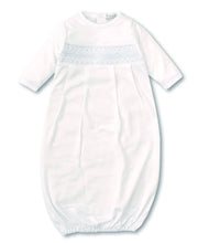 Charmed Hand Smocked Blue Sack Gown
