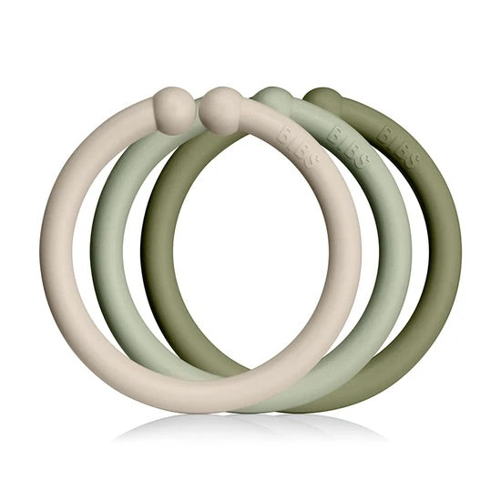 BIBS Loops 12 Pack Vanilla/Sage/Olive