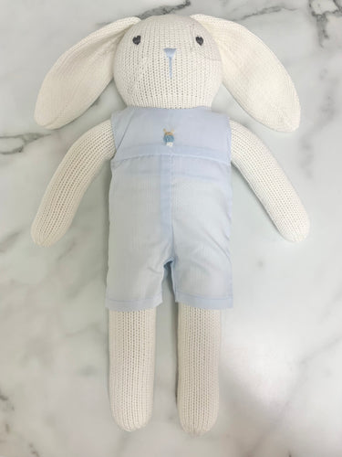 Bunny Doll with Blue Romper