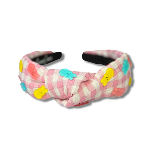 CHILD SIZE PINK GINGHAM PEEPS HEADBAND