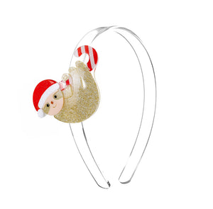 Christmas Sloth Acrylic Headband
