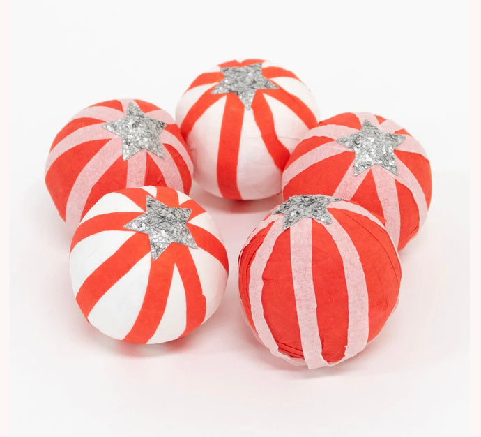 Peppermint Candy Surprise Balls