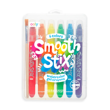 Smooth Stix Watercolor Gel Crayons - Set of 6