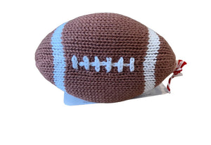 Knit Football Rattle