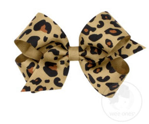 WeeOnes King Leopard Print Bow