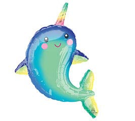 Happy Narwhal Balloon