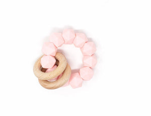 Abby Teething Rattle (multiple colors)