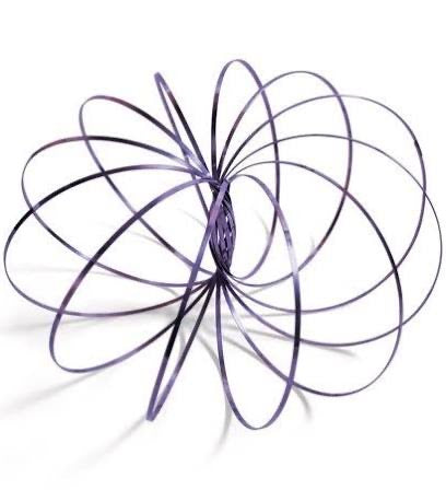 Geospace GeoFlux Mesmerizing 3-D Kinetic Sculpture & Interactive Spring Toy