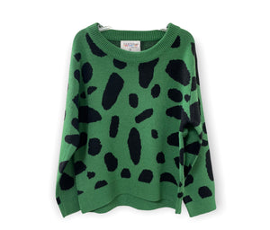 Giraffe Sweater Green
