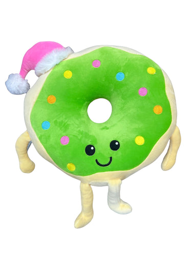 Santa Donut Fleece Plush