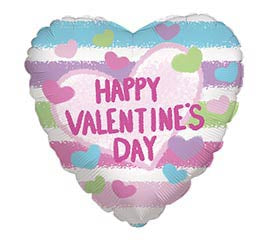 Valentines heart balloon